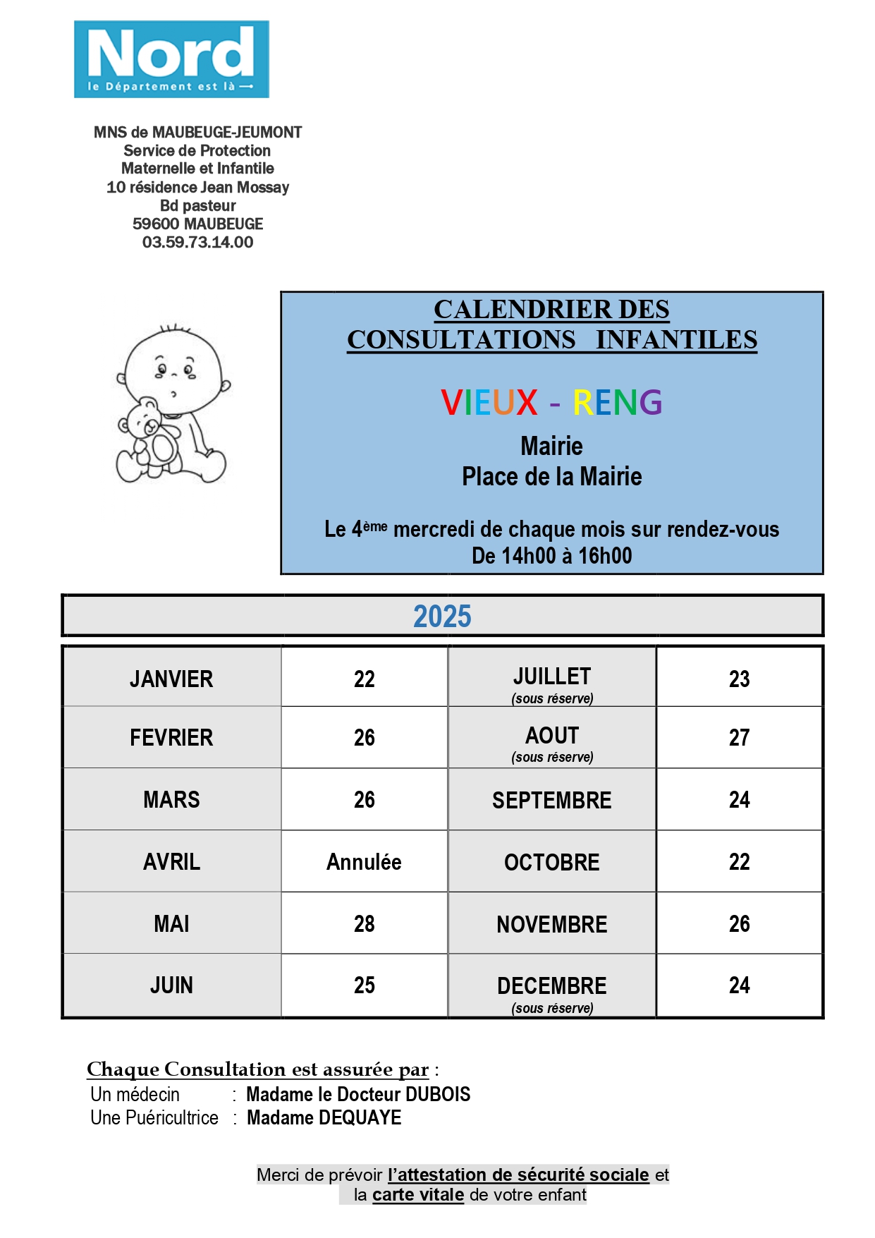 Calendrier PMI 2023